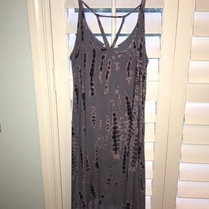Tie dye vestique dress M